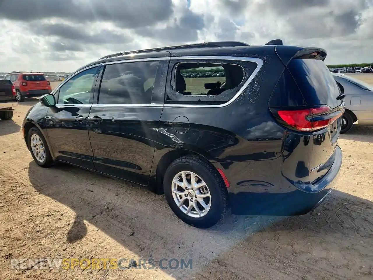 2 Photograph of a damaged car 2C4RC1BG7NR123760 CHRYSLER PACIFICA 2022