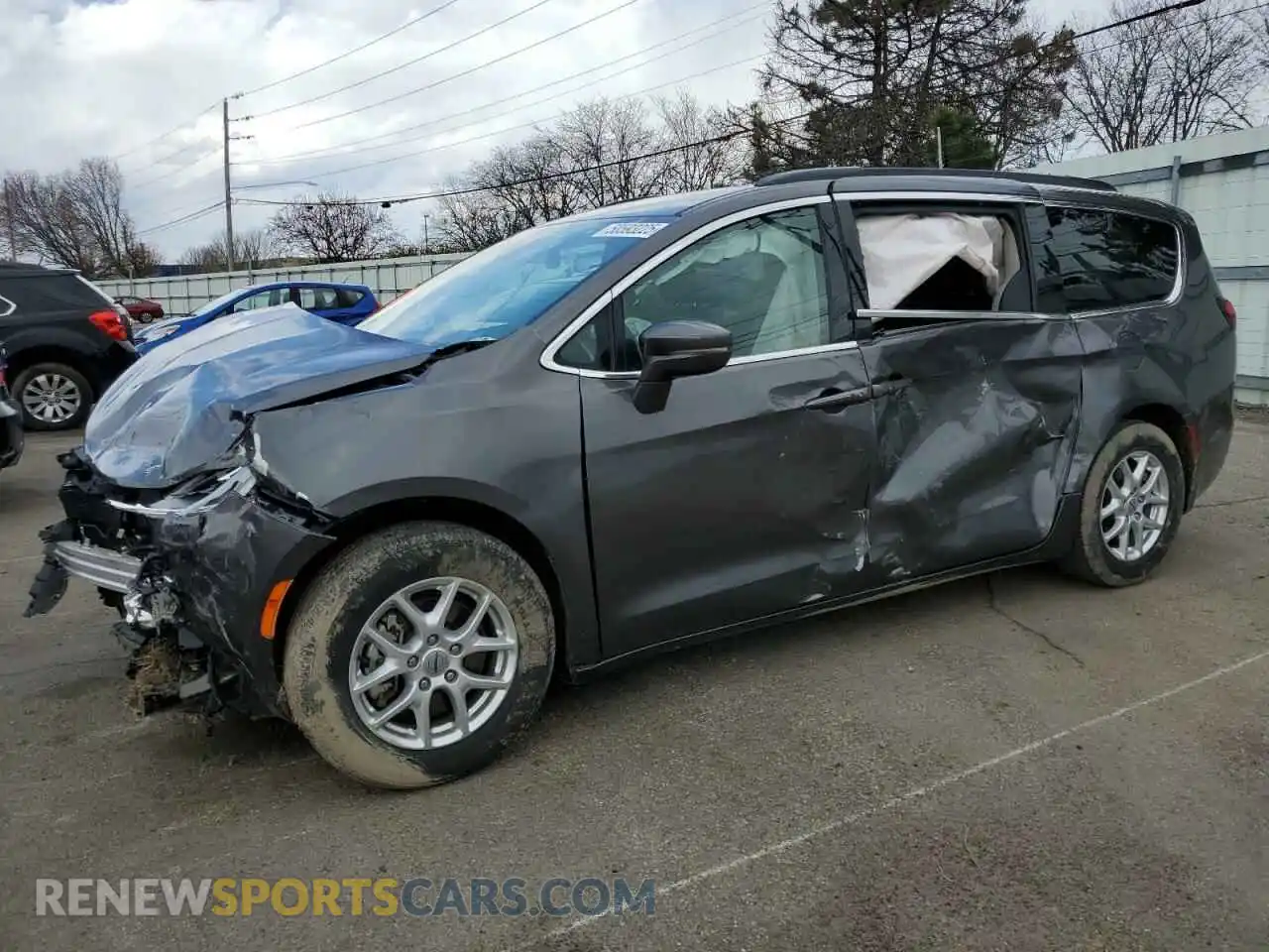 1 Photograph of a damaged car 2C4RC1BG7NR132300 CHRYSLER PACIFICA 2022
