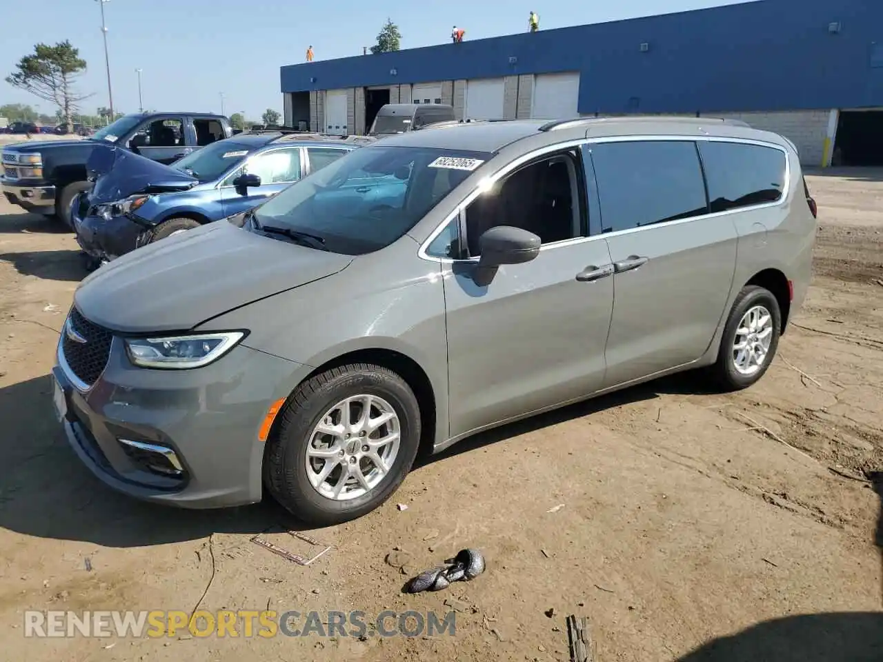 1 Photograph of a damaged car 2C4RC1BG7NR143281 CHRYSLER PACIFICA 2022