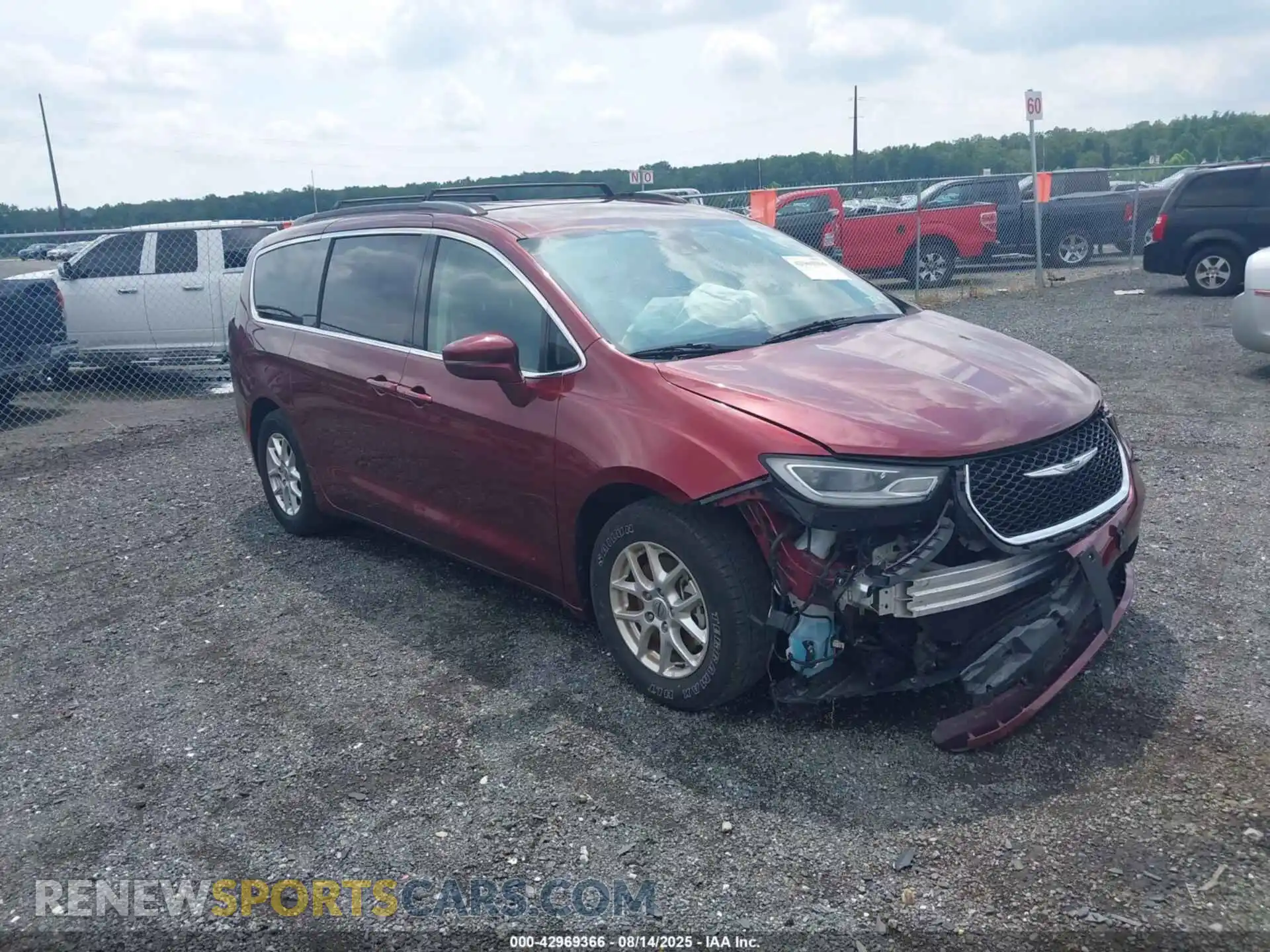 1 Фотография поврежденного автомобиля 2C4RC1BG7NR154698 CHRYSLER PACIFICA 2022