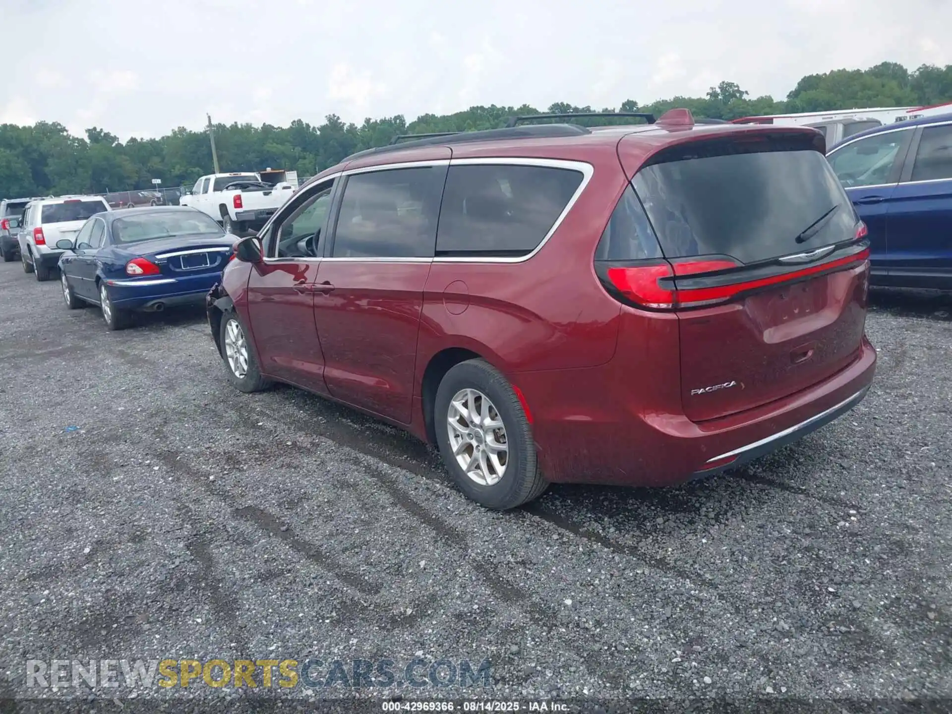 3 Фотография поврежденного автомобиля 2C4RC1BG7NR154698 CHRYSLER PACIFICA 2022