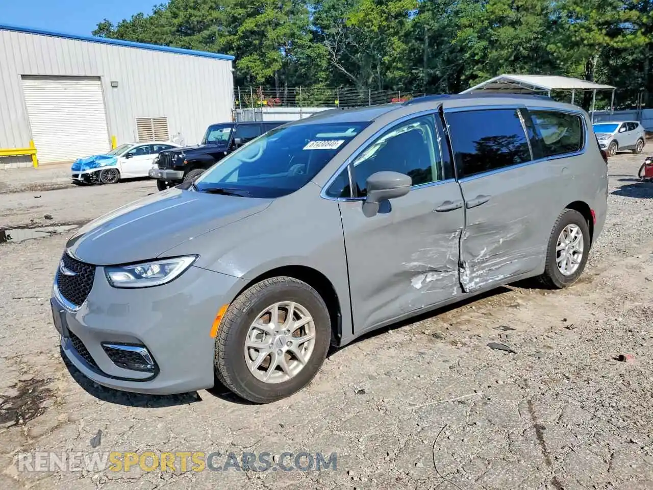 1 Photograph of a damaged car 2C4RC1BG7NR168343 CHRYSLER PACIFICA 2022