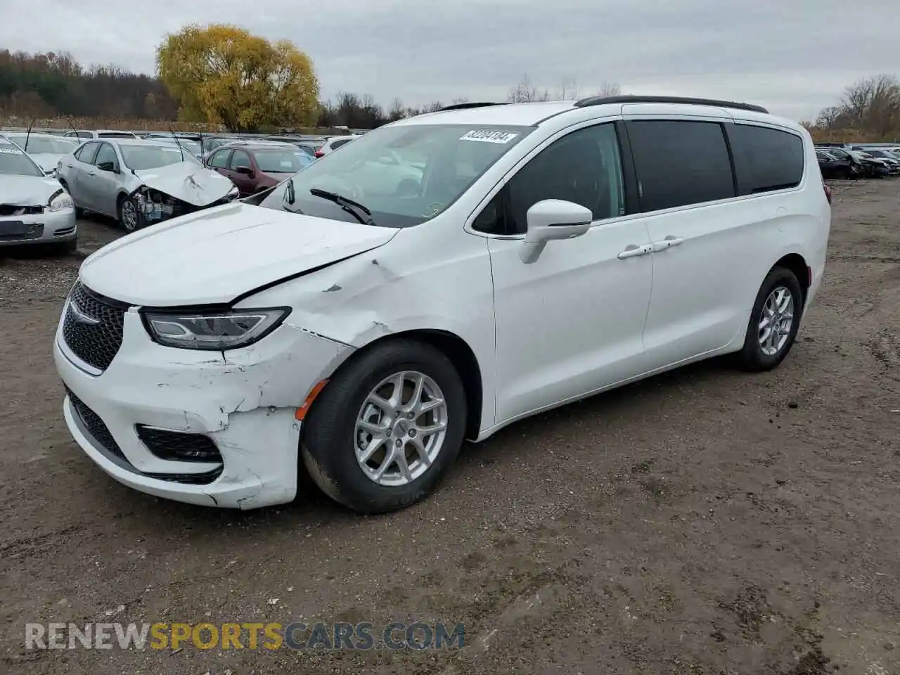 1 Photograph of a damaged car 2C4RC1BG7NR192321 CHRYSLER PACIFICA 2022