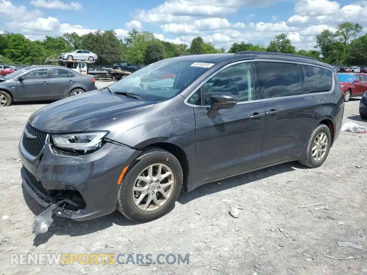 1 Photograph of a damaged car 2C4RC1BG7NR205925 CHRYSLER PACIFICA 2022