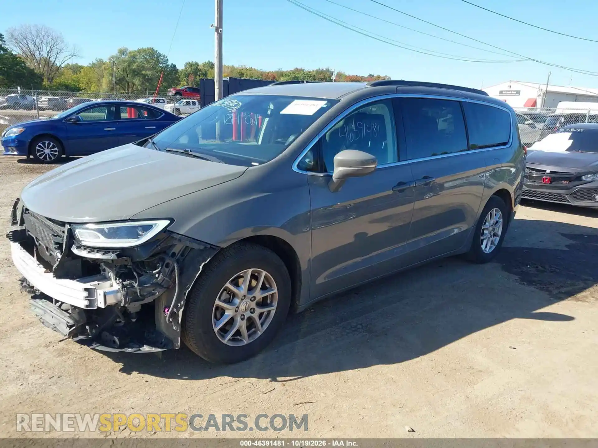 2 Photograph of a damaged car 2C4RC1BG8NR142947 CHRYSLER PACIFICA 2022