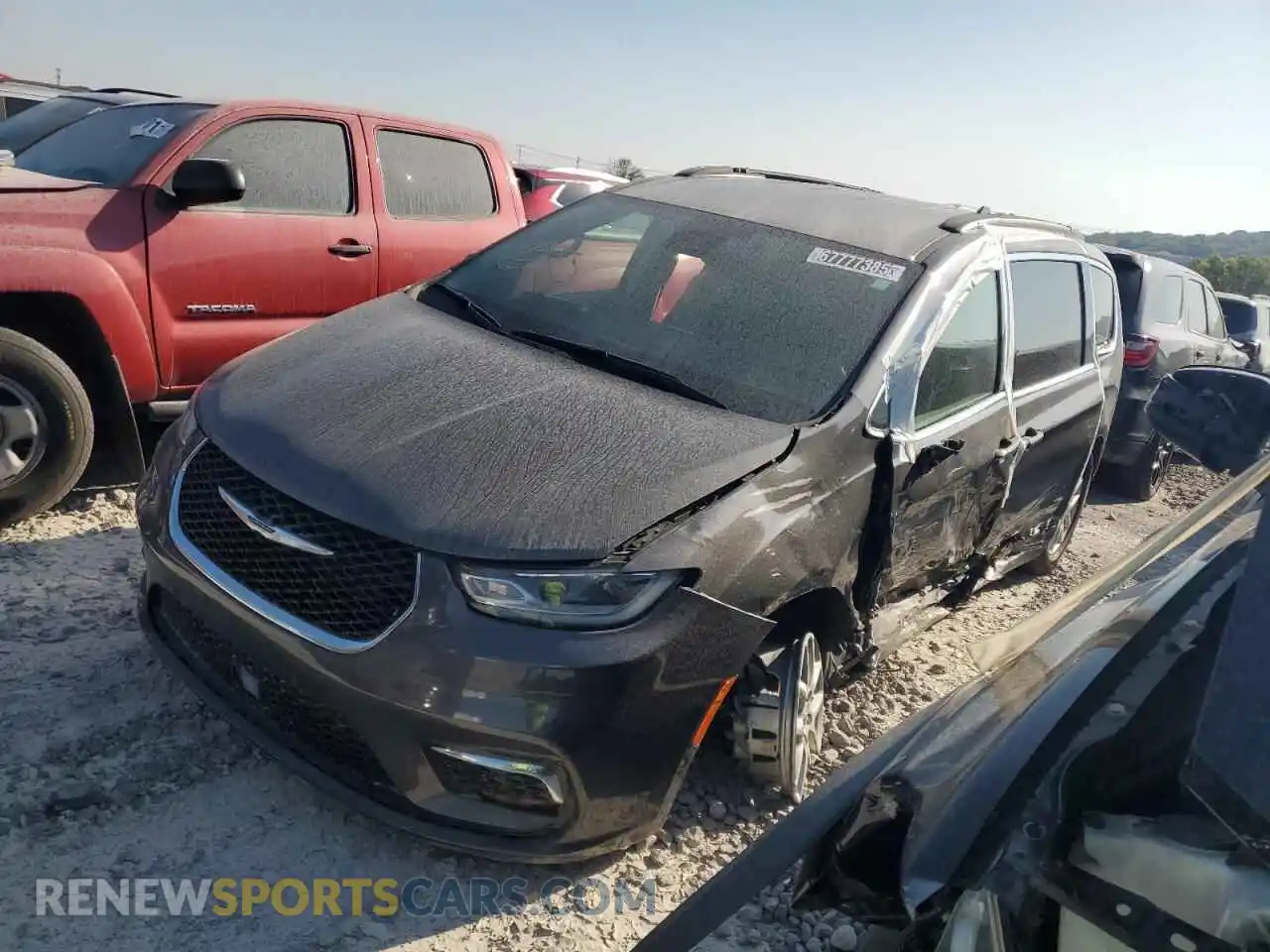 1 Photograph of a damaged car 2C4RC1BG8NR150871 CHRYSLER PACIFICA 2022