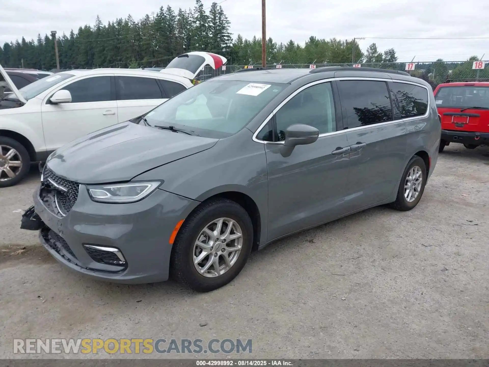 2 Photograph of a damaged car 2C4RC1BG8NR152815 CHRYSLER PACIFICA 2022