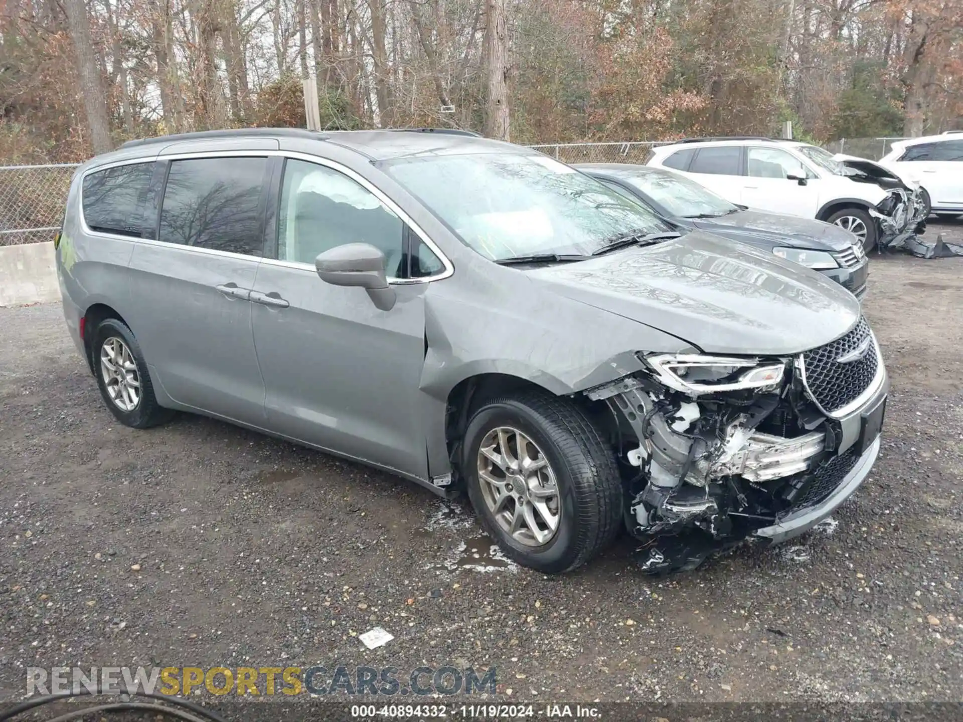 1 Photograph of a damaged car 2C4RC1BG8NR169811 CHRYSLER PACIFICA 2022