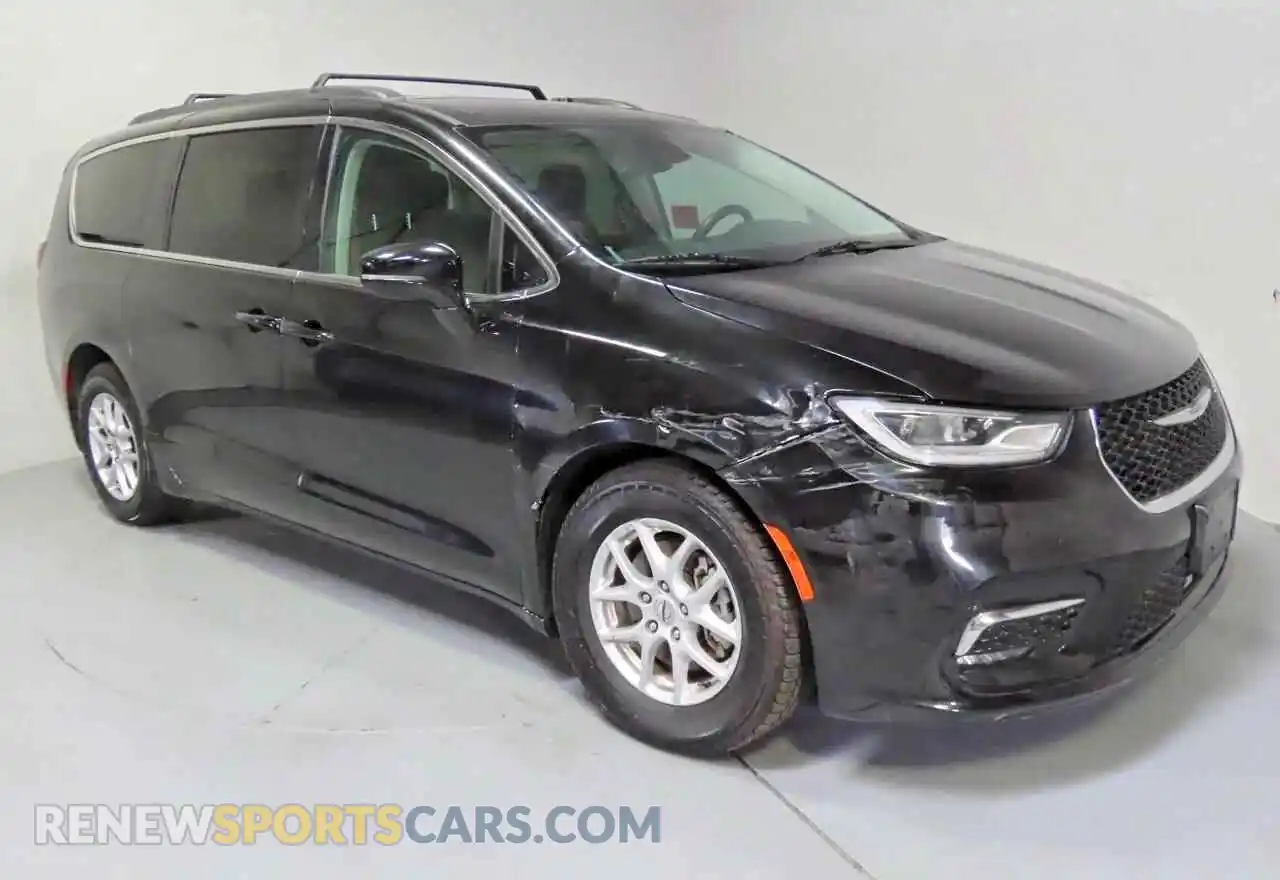 1 Photograph of a damaged car 2C4RC1BG8NR179335 CHRYSLER PACIFICA 2022