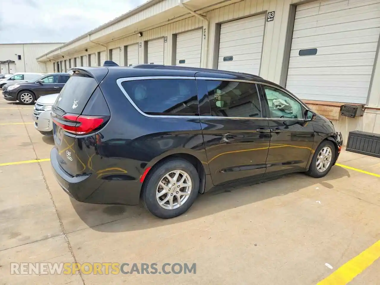3 fotografías del automóvil dañado 2C4RC1BG9NR128734 CHRYSLER PACIFICA 2022