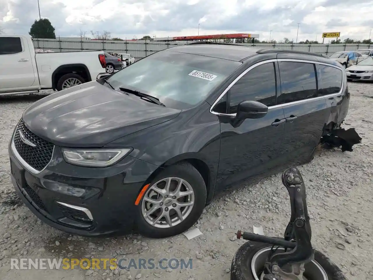 1 Photograph of a damaged car 2C4RC1BG9NR167811 CHRYSLER PACIFICA 2022