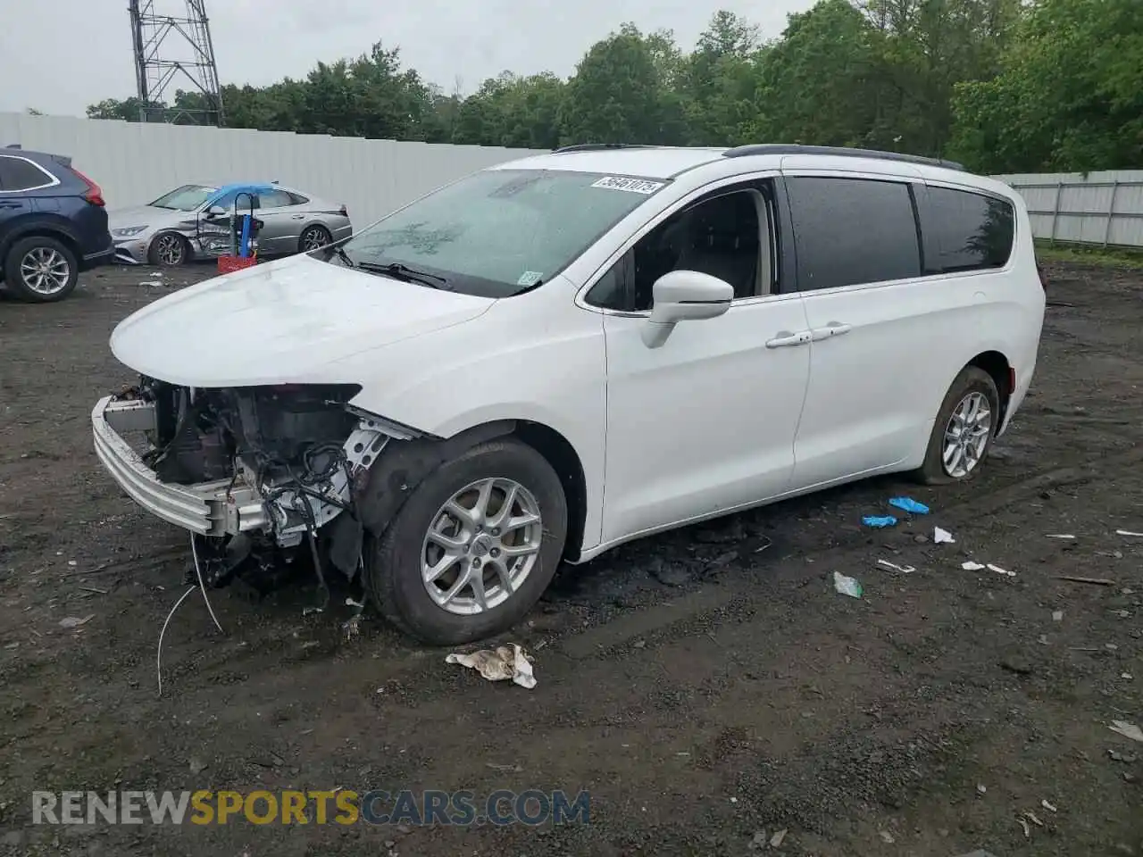 1 Photograph of a damaged car 2C4RC1BG9NR198251 CHRYSLER PACIFICA 2022