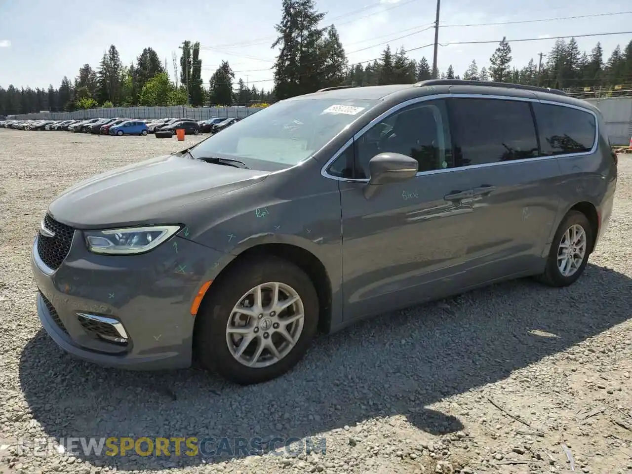 1 Photograph of a damaged car 2C4RC1BGXNR109254 CHRYSLER PACIFICA 2022