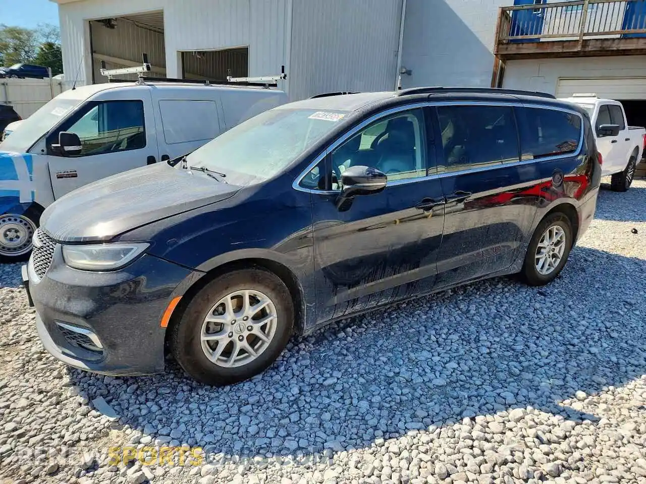 1 Photograph of a damaged car 2C4RC1BGXNR129018 CHRYSLER PACIFICA 2022