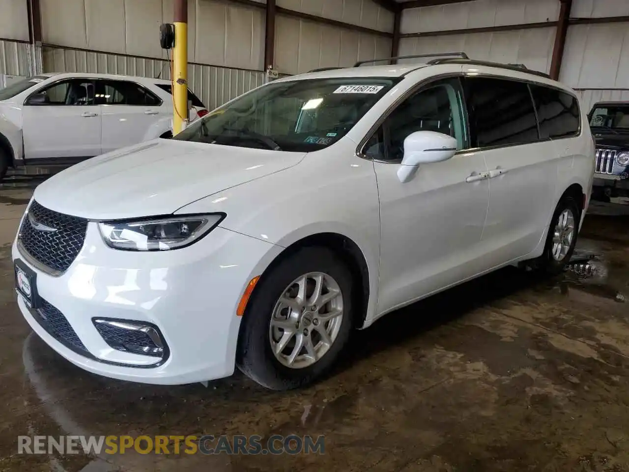 1 Photograph of a damaged car 2C4RC1BGXNR153528 CHRYSLER PACIFICA 2022