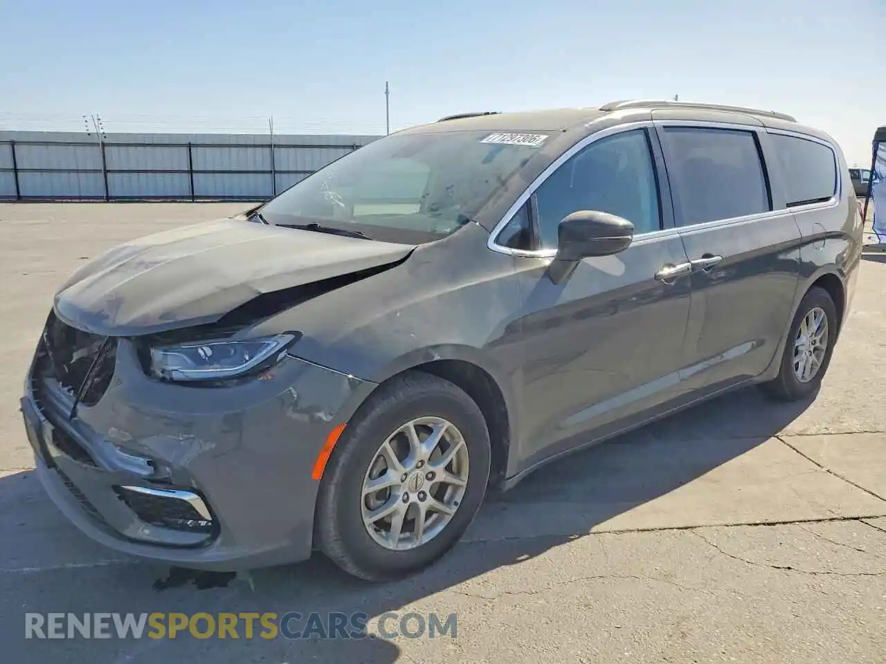 1 Photograph of a damaged car 2C4RC1BGXNR179305 CHRYSLER PACIFICA 2022