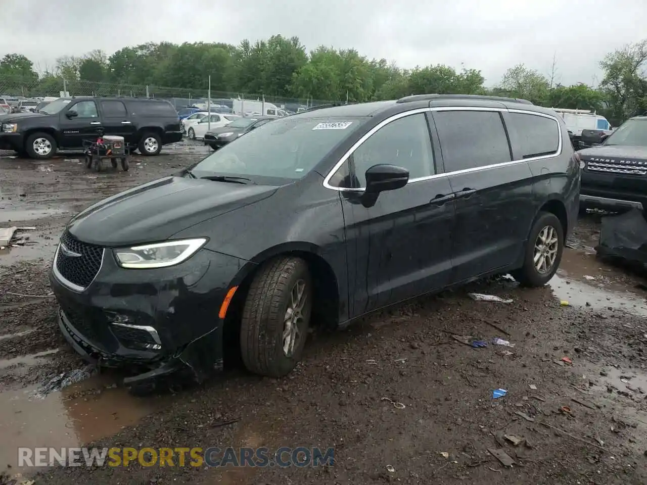 1 Photograph of a damaged car 2C4RC1BGXNR190806 CHRYSLER PACIFICA 2022