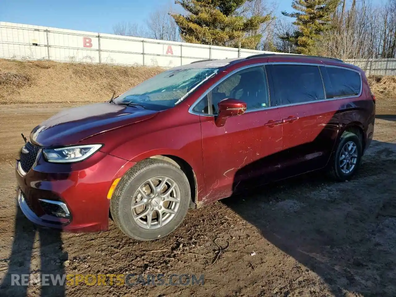 1 fotografías del automóvil dañado 2C4RC1FG8NR102331 CHRYSLER PACIFICA 2022