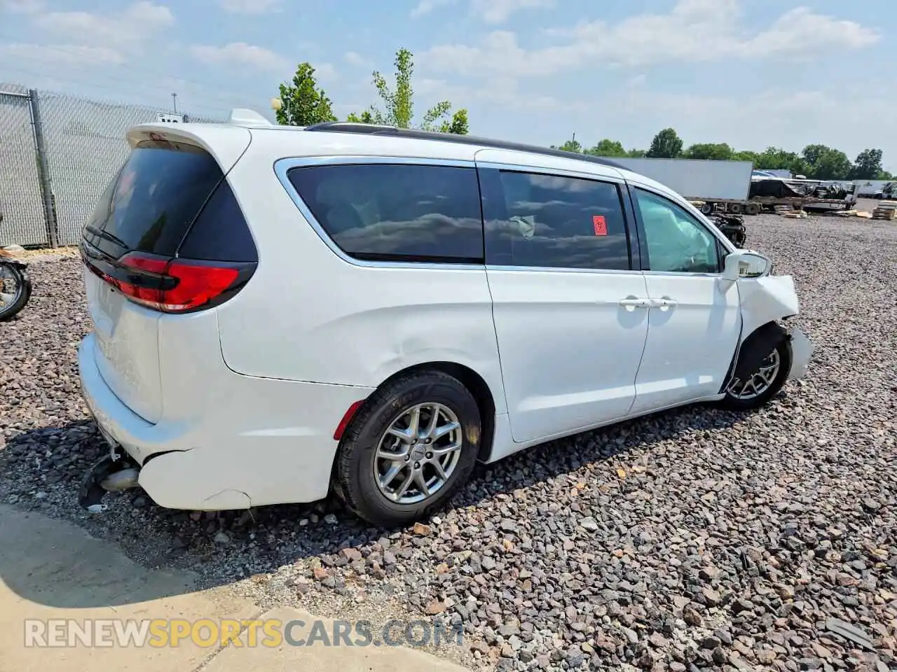 3 fotografías del automóvil dañado 2C4RC1FG9NR158052 CHRYSLER PACIFICA 2022