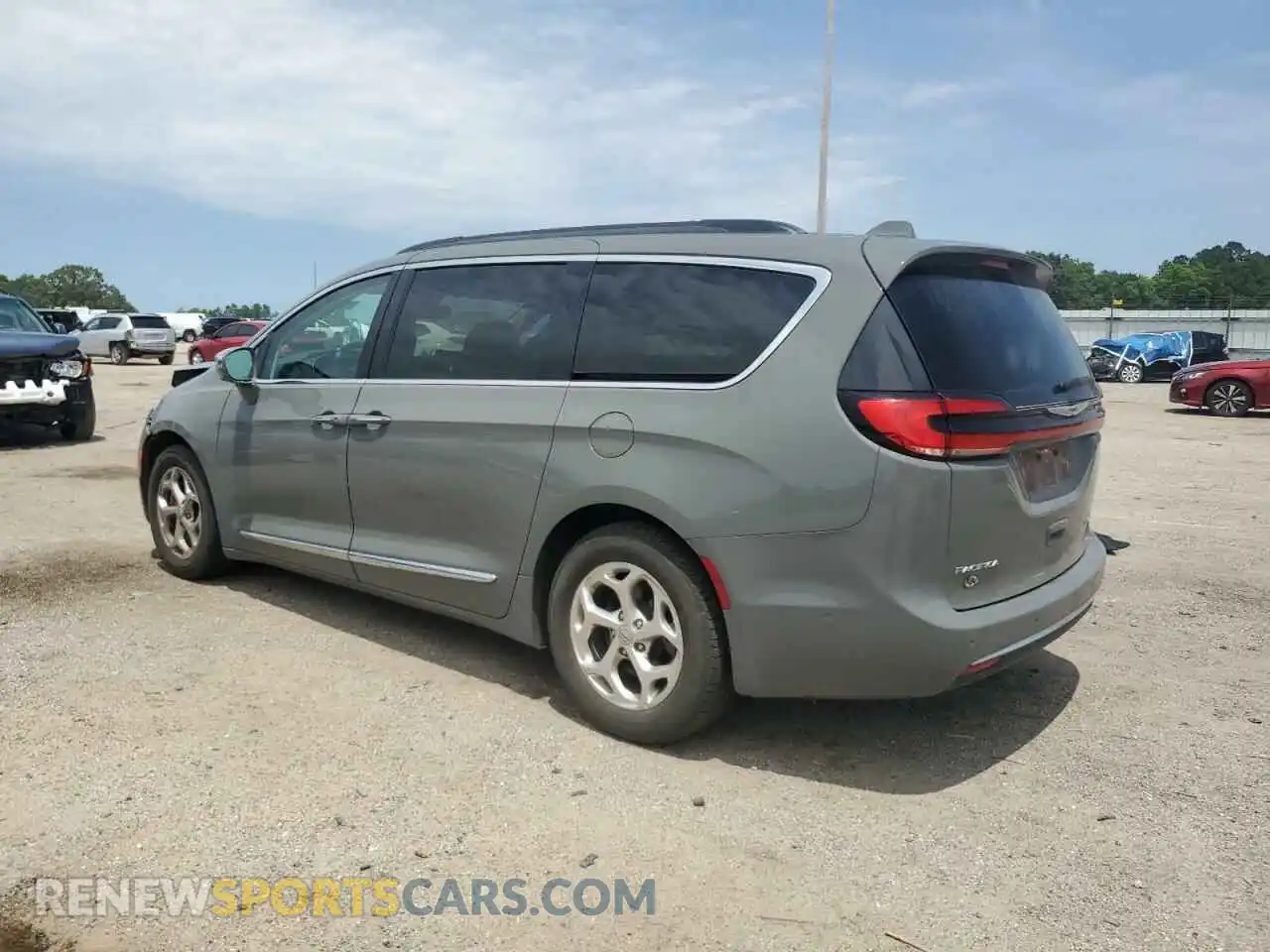 2 fotografías del automóvil dañado 2C4RC1GG3NR114854 CHRYSLER PACIFICA 2022