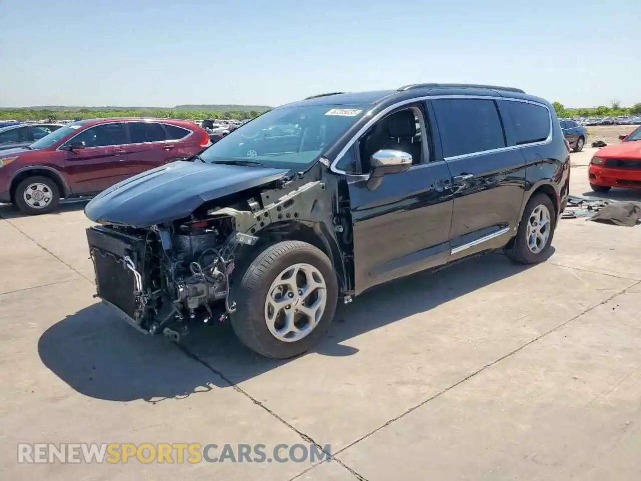 1 Photograph of a damaged car 2C4RC1GG3NR234282 CHRYSLER PACIFICA 2022
