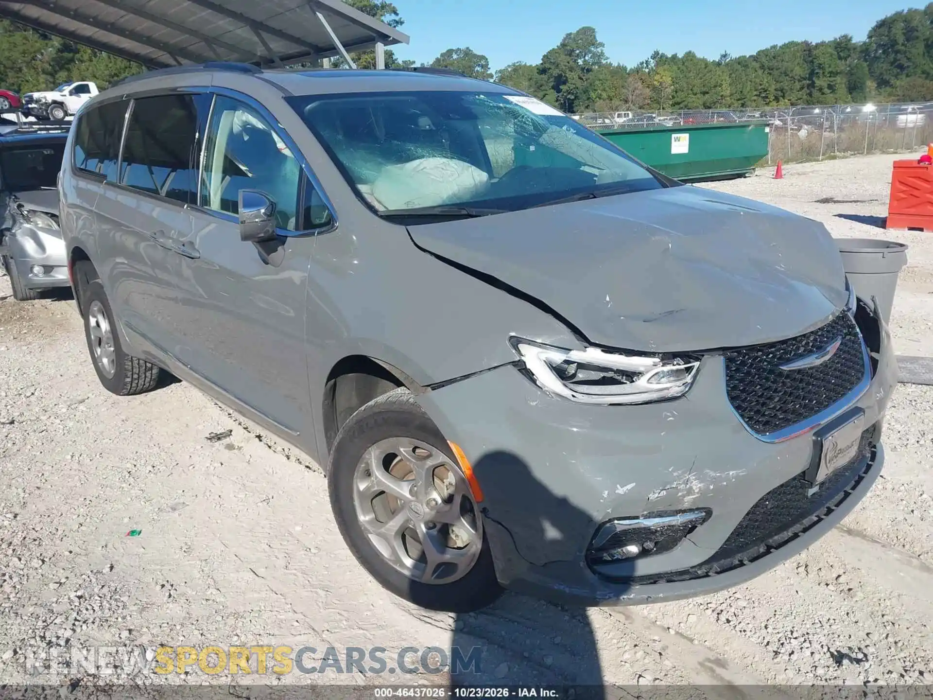 1 fotografías del automóvil dañado 2C4RC1GGXNR194203 CHRYSLER PACIFICA 2022