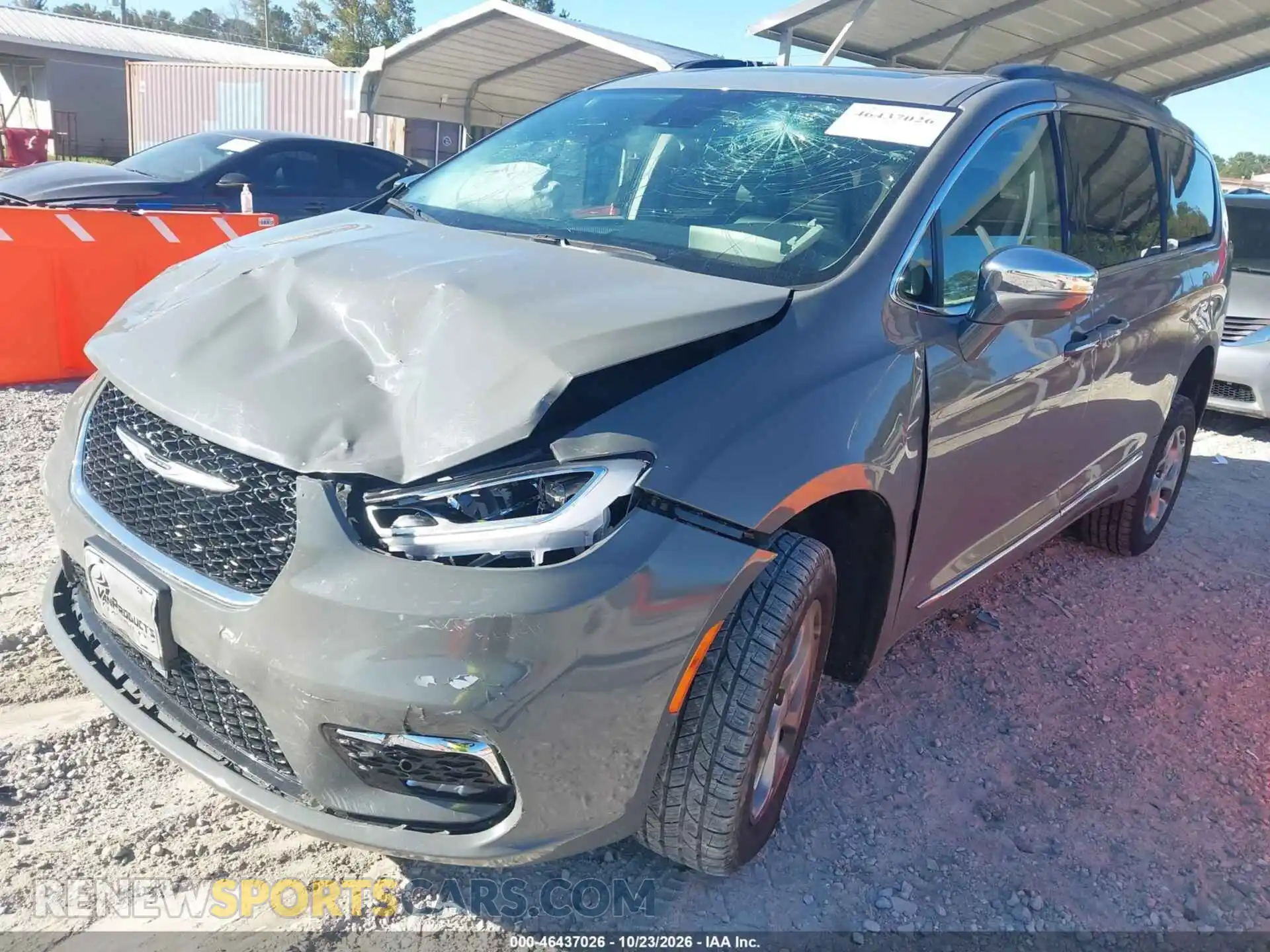 2 fotografías del automóvil dañado 2C4RC1GGXNR194203 CHRYSLER PACIFICA 2022
