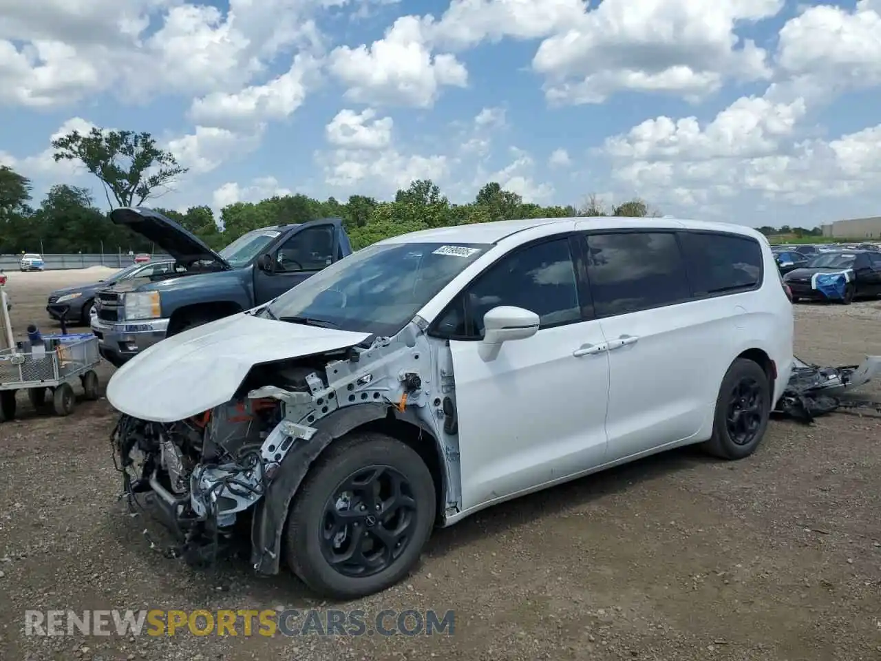 1 Photograph of a damaged car 2C4RC1L7XNR209420 CHRYSLER PACIFICA 2022