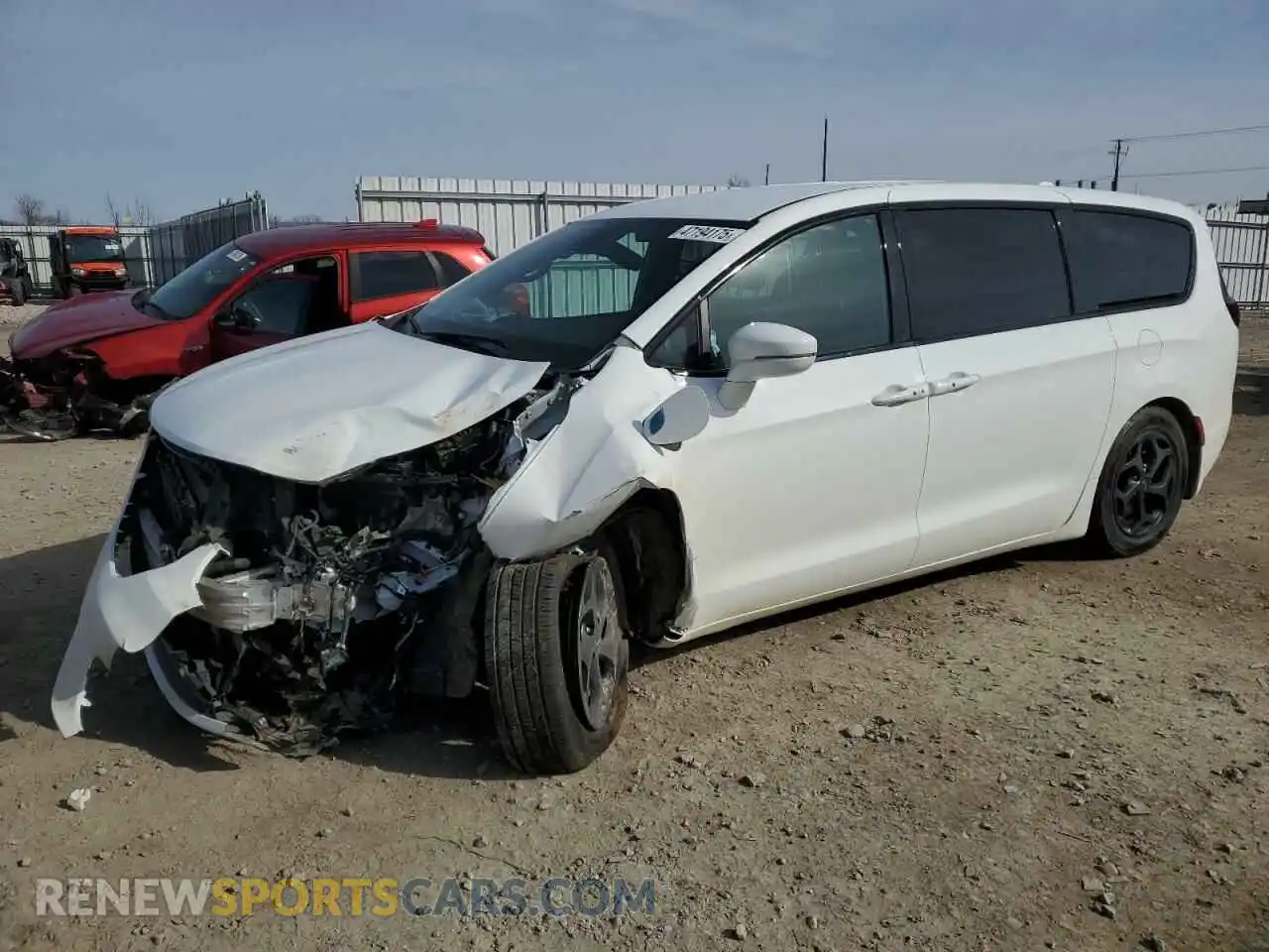 1 Photograph of a damaged car 2C4RC1L7XNR220806 CHRYSLER PACIFICA 2022