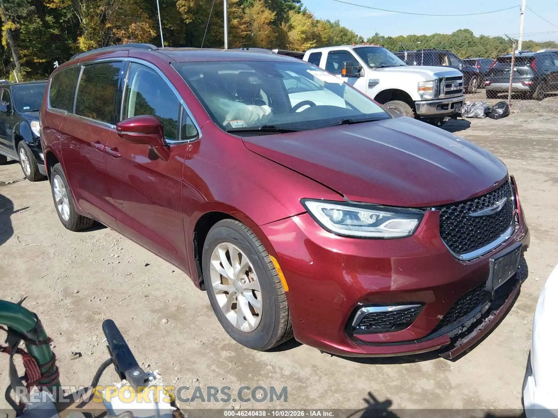 1 Фотография поврежденного автомобиля 2C4RC3BG1NR113219 CHRYSLER PACIFICA 2022