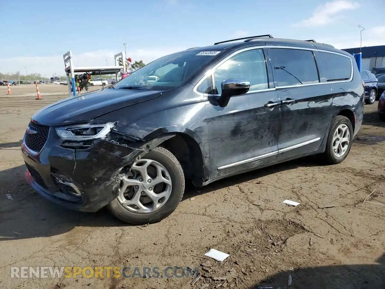 1 Photograph of a damaged car 2C4RC3GG3NR119743 CHRYSLER PACIFICA 2022