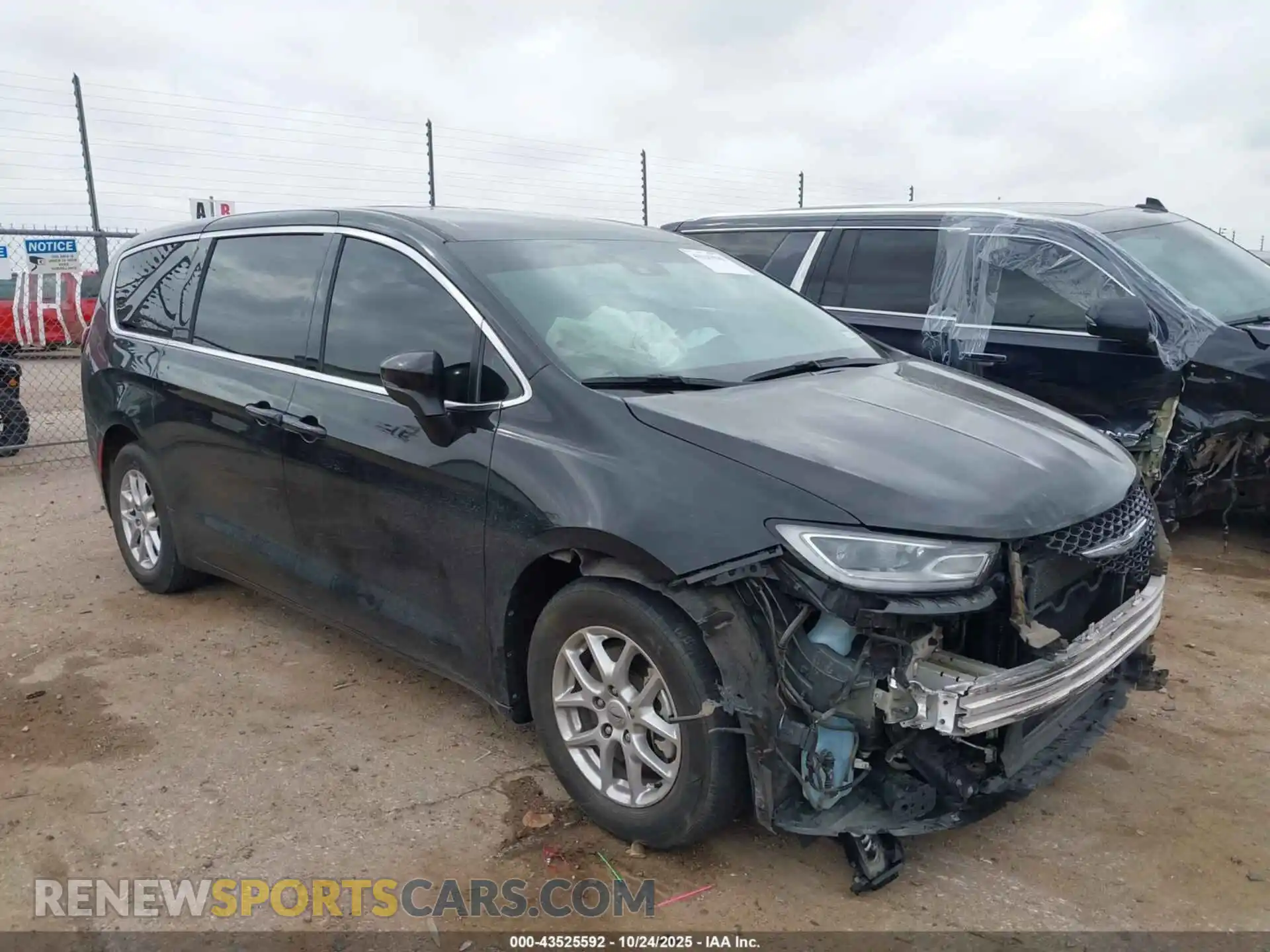 1 Photograph of a damaged car 2C4RC1BG0PR517880 CHRYSLER PACIFICA 2023