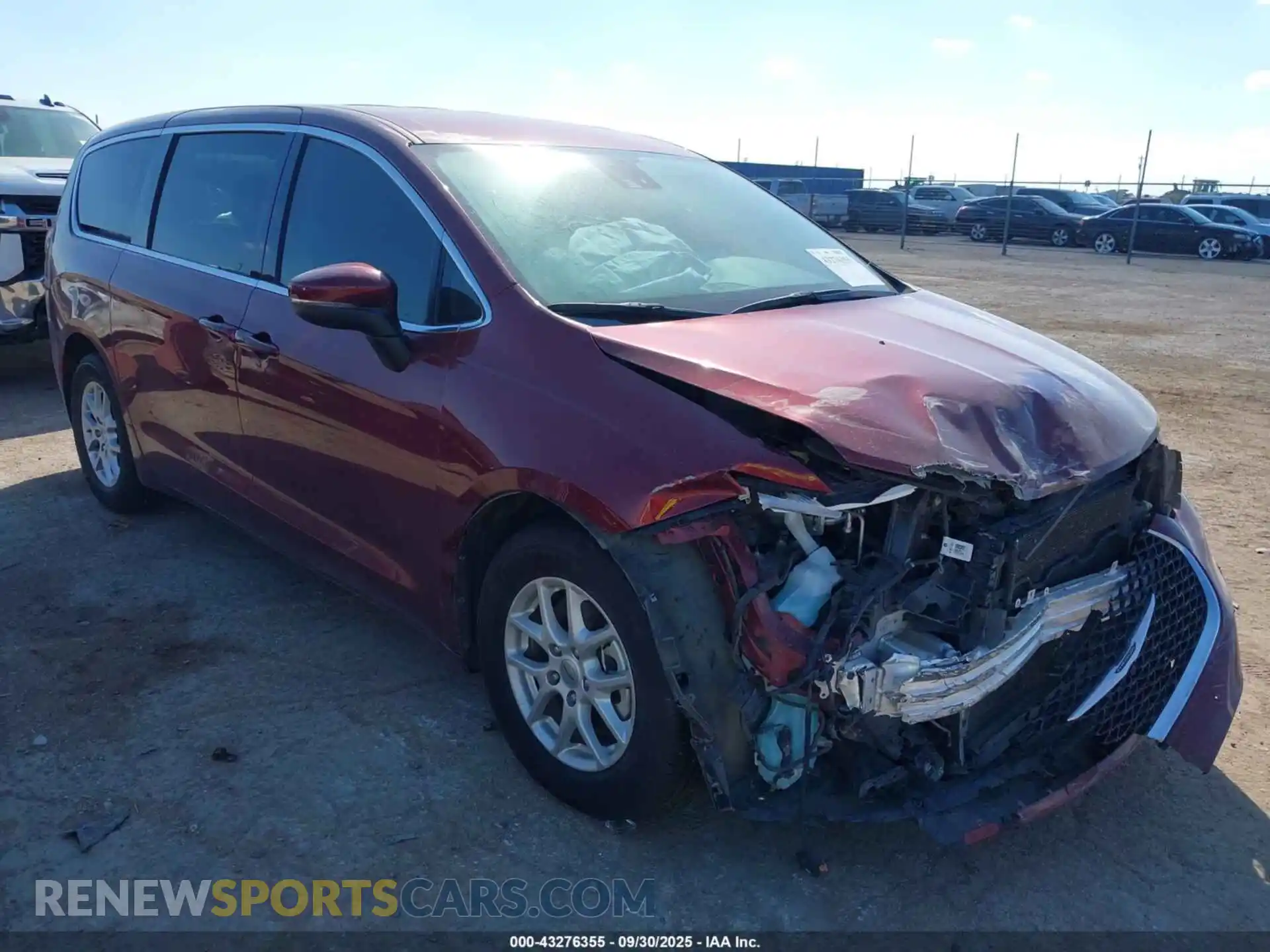1 Photograph of a damaged car 2C4RC1BG1PR594497 CHRYSLER PACIFICA 2023