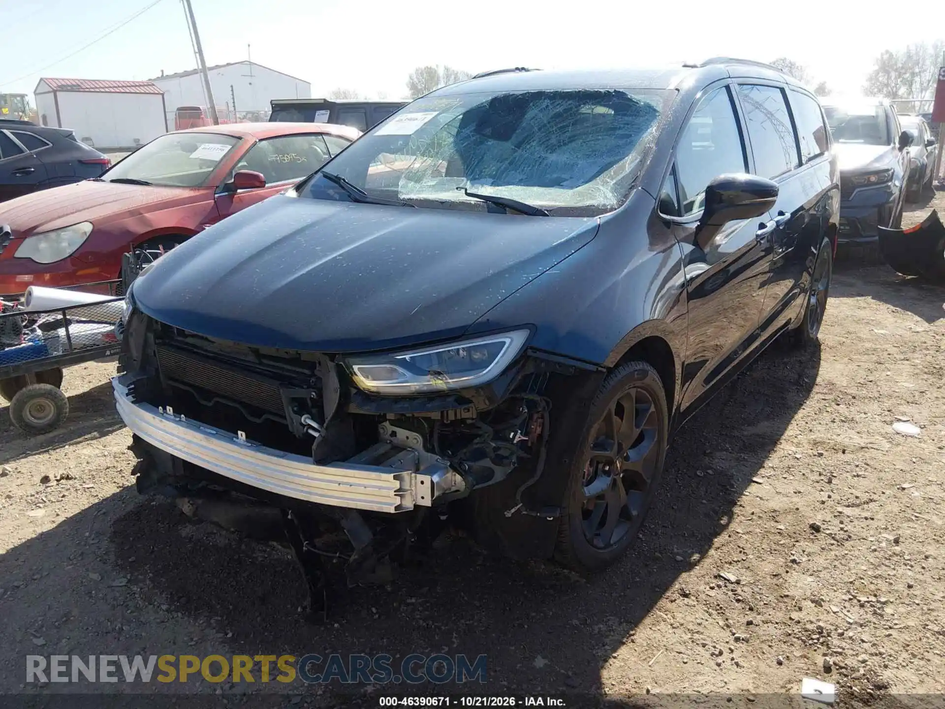 2 fotografías del automóvil dañado 2C4RC1BG2PR539198 CHRYSLER PACIFICA 2023