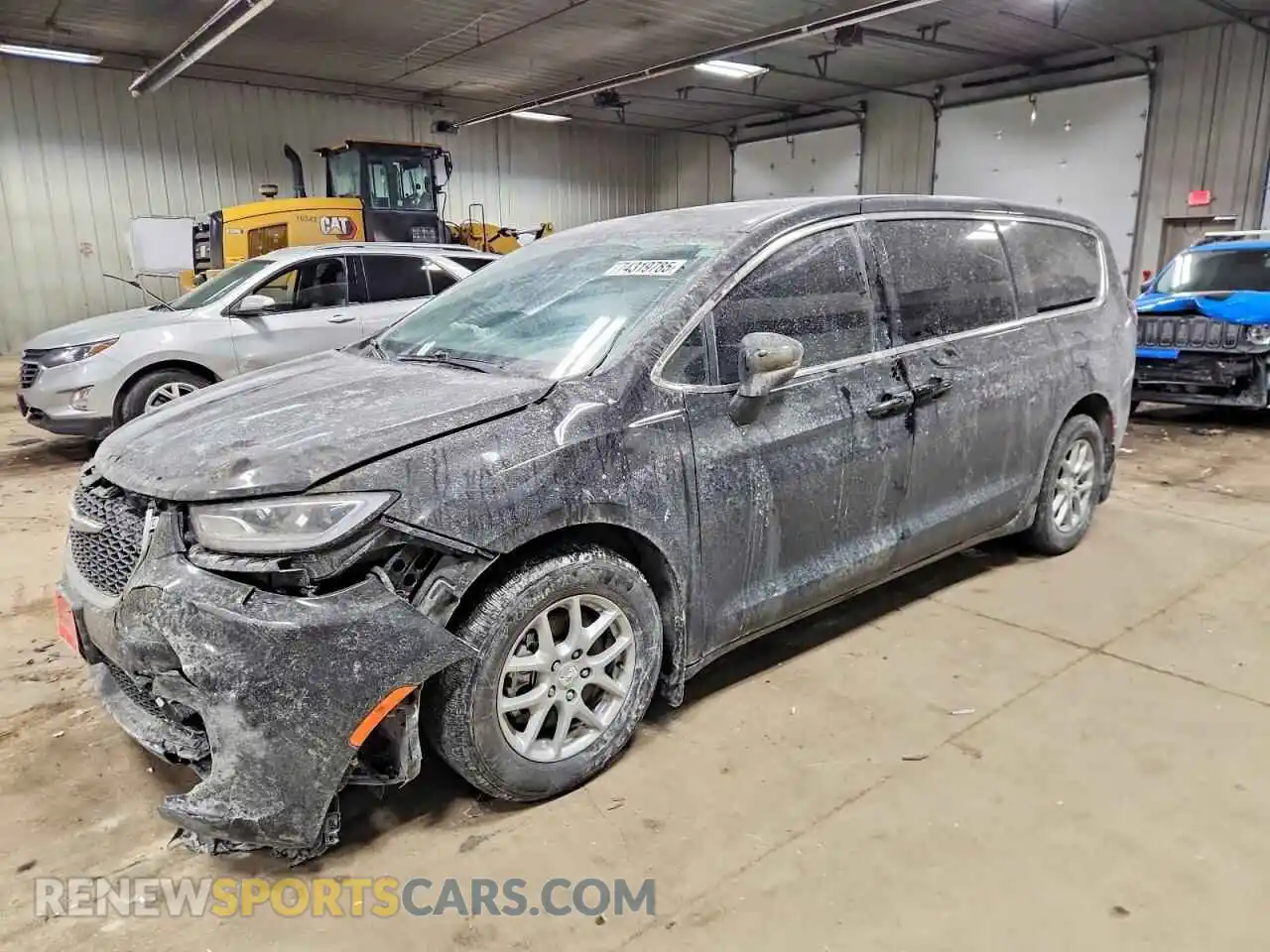 1 Photograph of a damaged car 2C4RC1BG3PR502547 CHRYSLER PACIFICA 2023