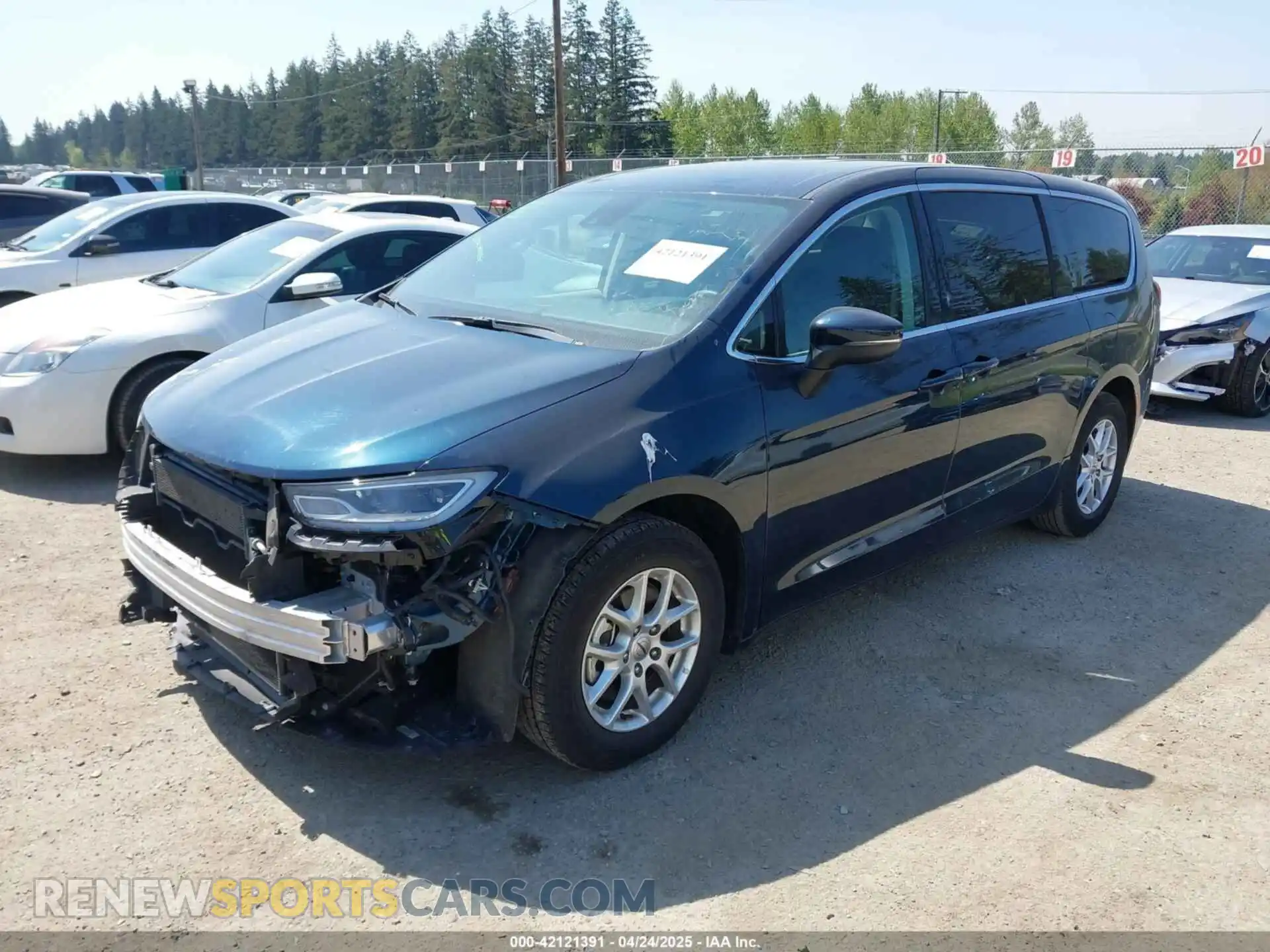 2 Photograph of a damaged car 2C4RC1BG3PR597241 CHRYSLER PACIFICA 2023