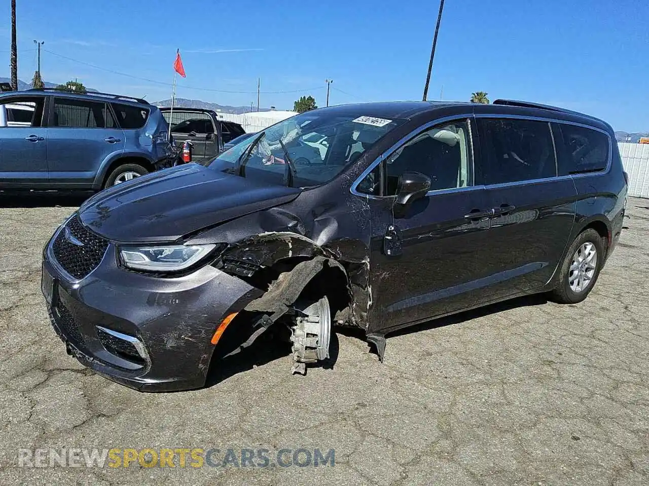 1 Photograph of a damaged car 2C4RC1BG4PR520488 CHRYSLER PACIFICA 2023