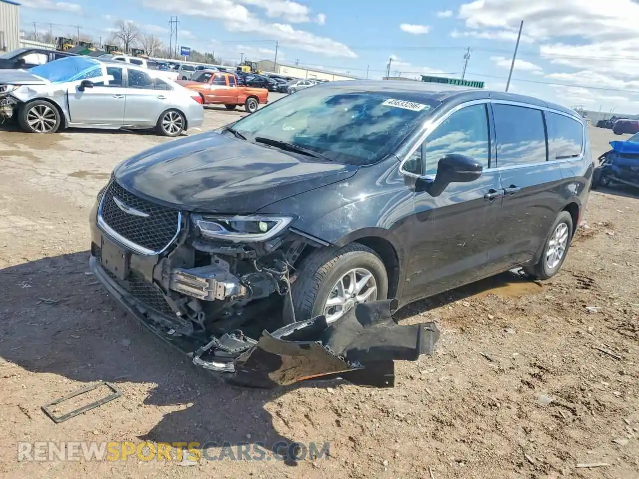 1 Photograph of a damaged car 2C4RC1BG6PR578473 CHRYSLER PACIFICA 2023