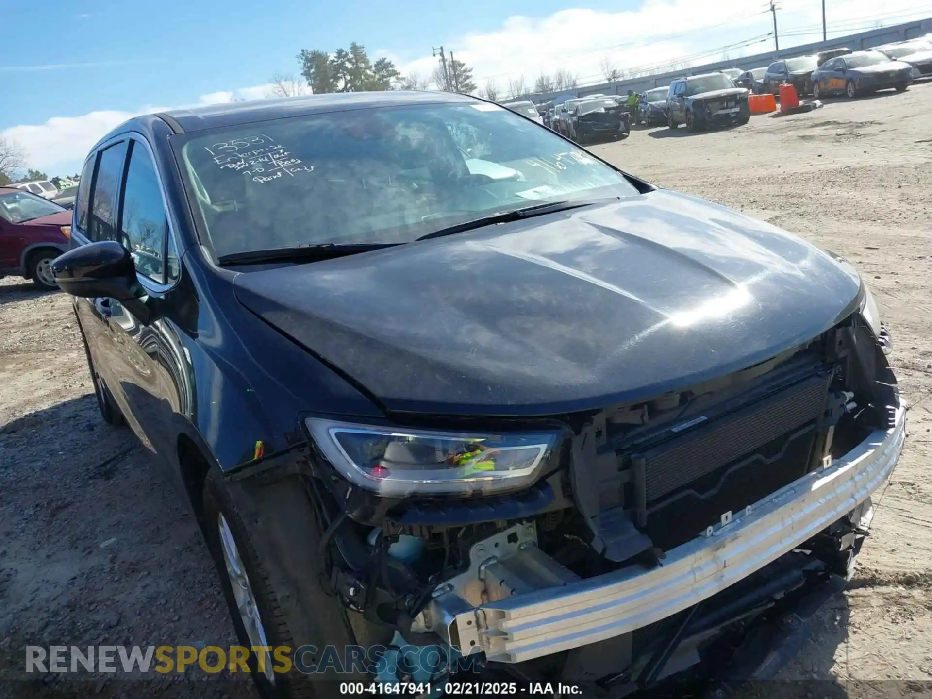 1 Photograph of a damaged car 2C4RC1BG8PR631853 CHRYSLER PACIFICA 2023