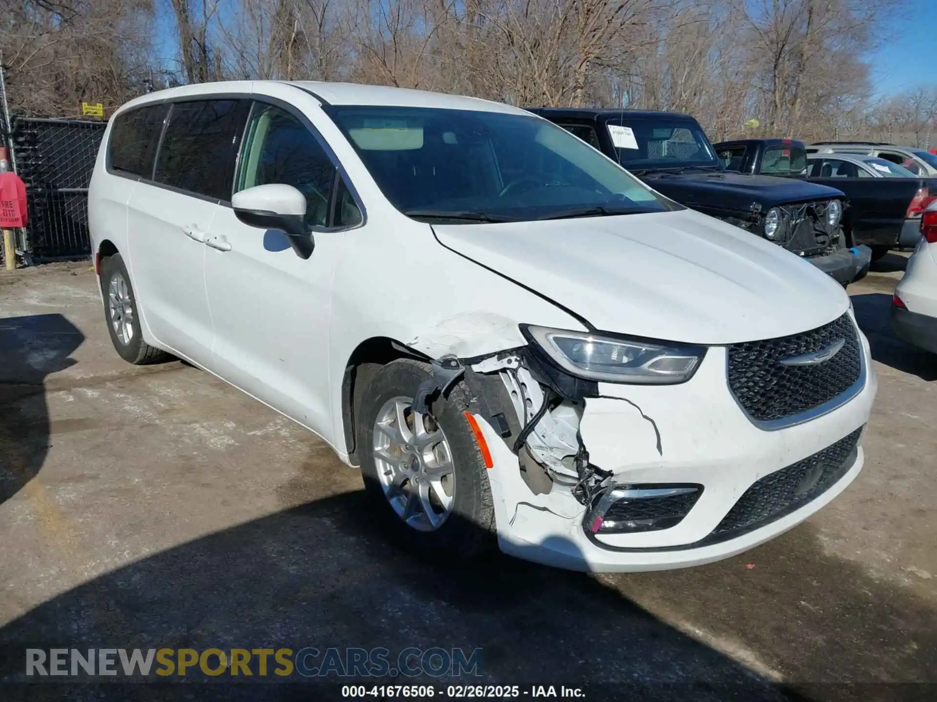 1 Photograph of a damaged car 2C4RC1BG9PR521037 CHRYSLER PACIFICA 2023