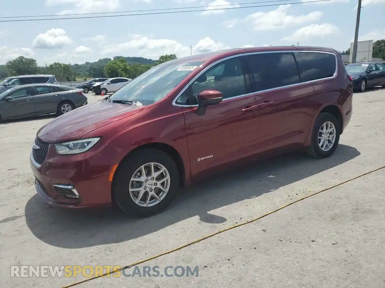1 Photograph of a damaged car 2C4RC1FGXPR613672 CHRYSLER PACIFICA 2023