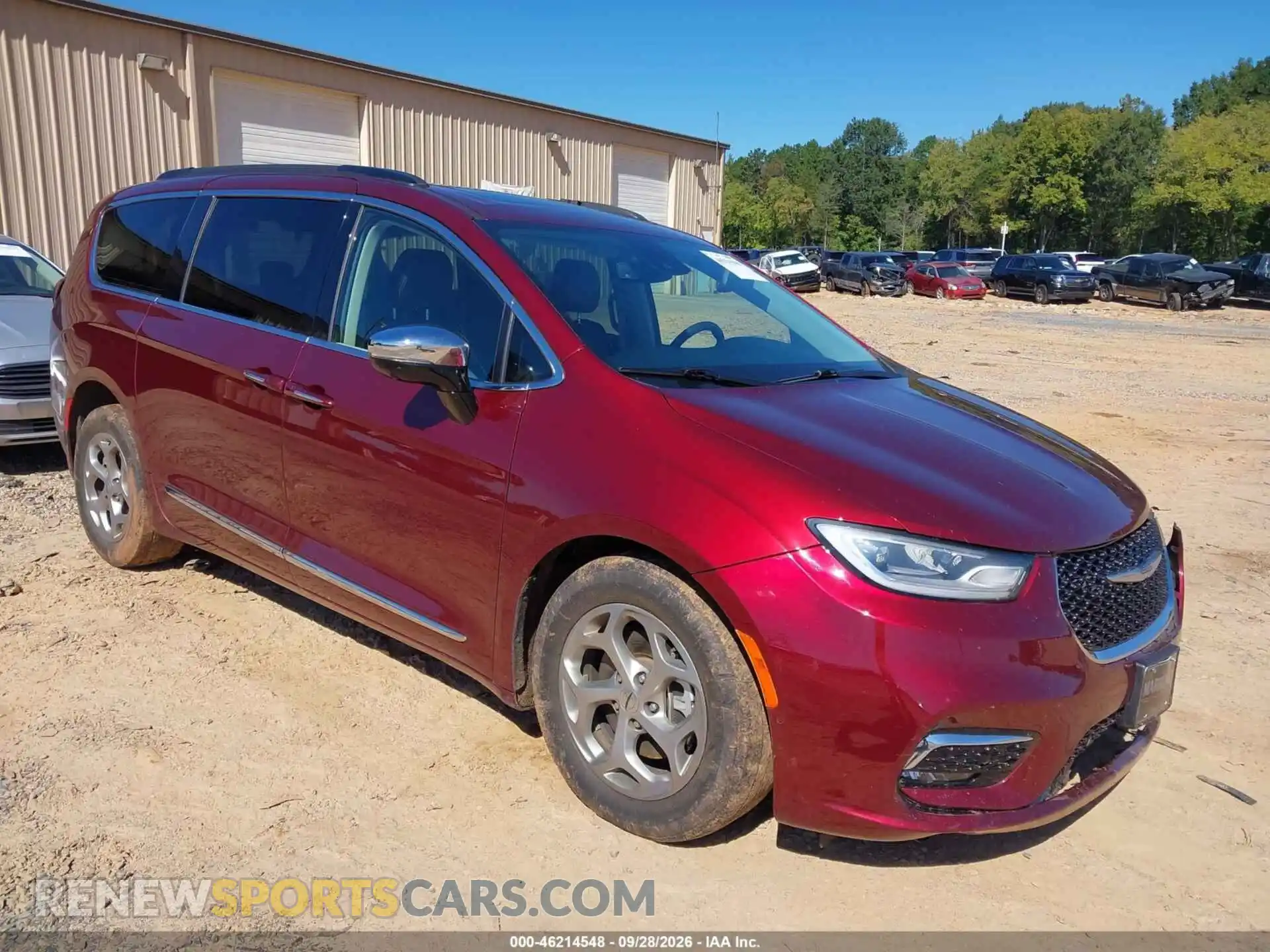 1 Photograph of a damaged car 2C4RC1GG2PR501284 CHRYSLER PACIFICA 2023