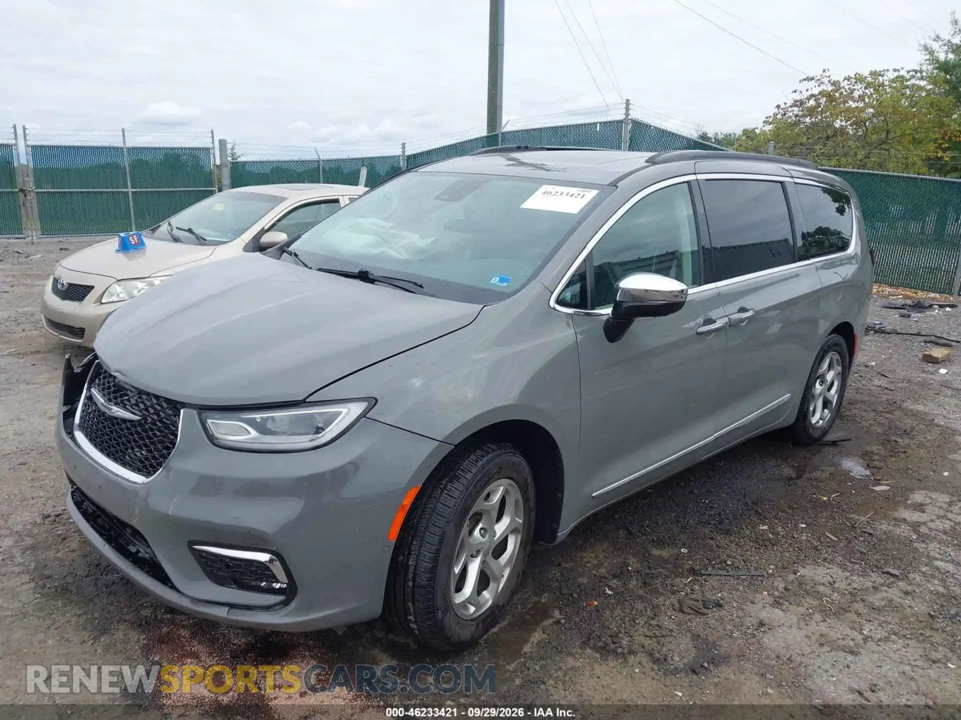 2 fotografías del automóvil dañado 2C4RC1GG2PR512320 CHRYSLER PACIFICA 2023