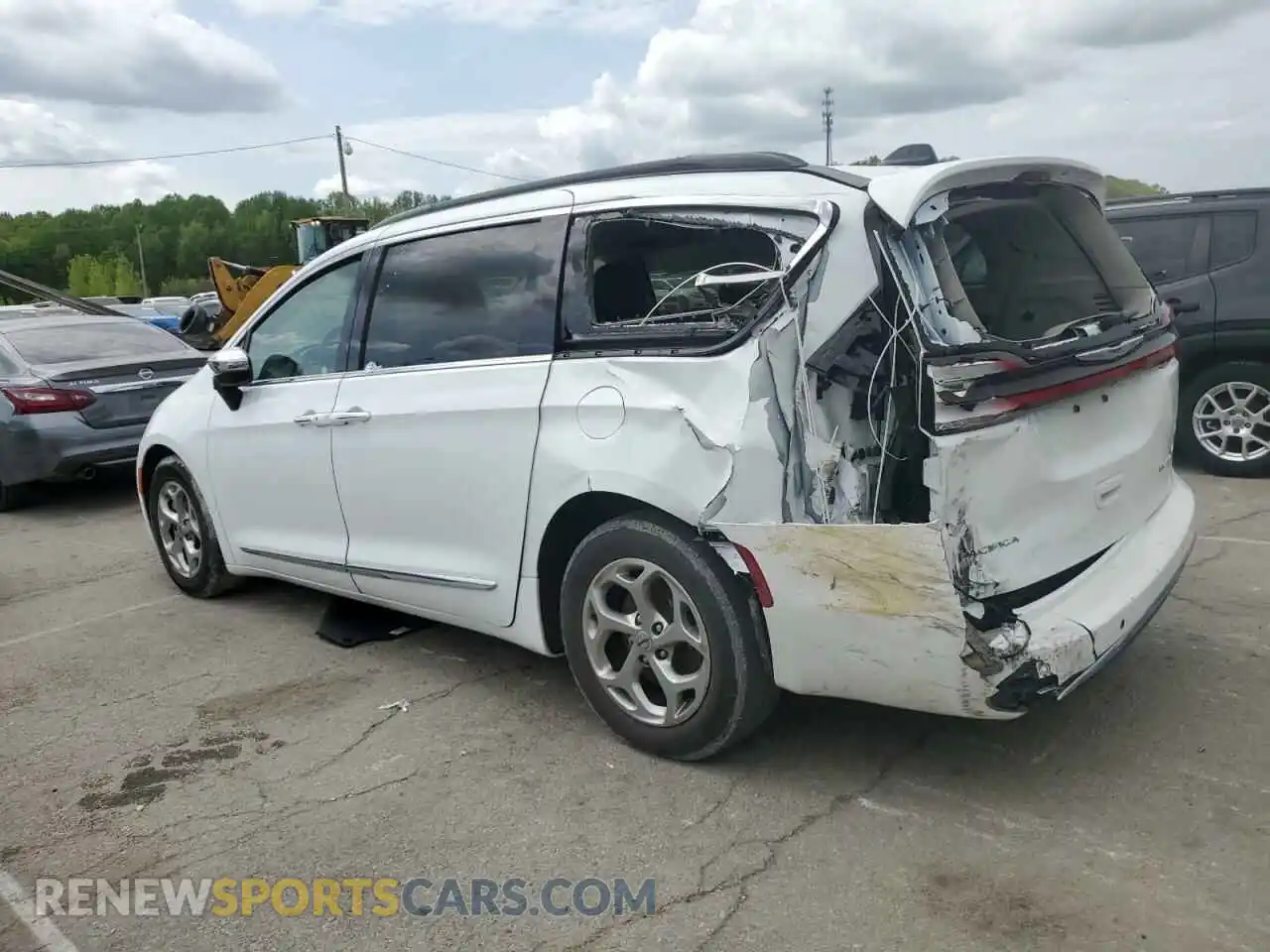 2 Фотография поврежденного автомобиля 2C4RC1GG2PR530879 CHRYSLER PACIFICA 2023