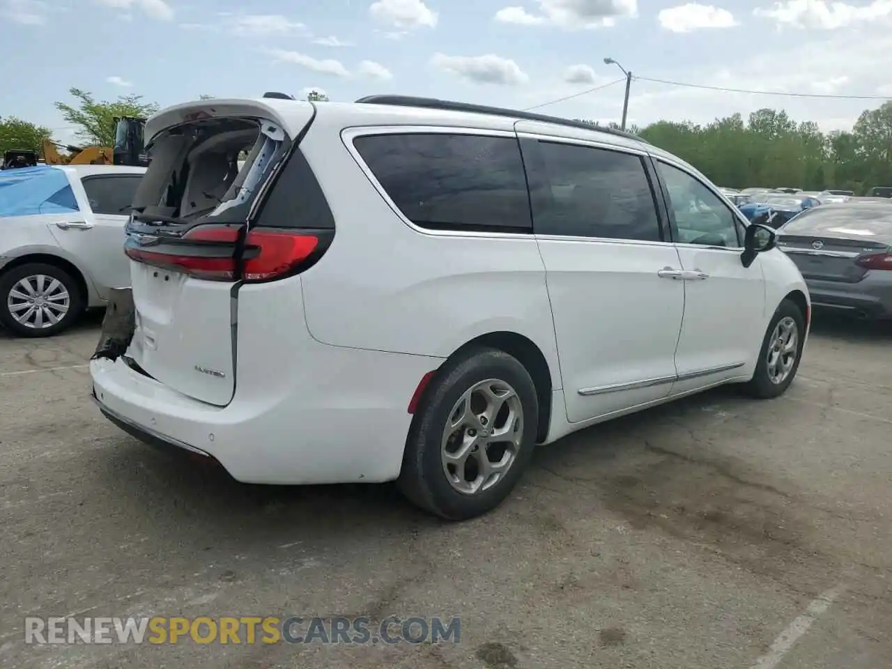 3 Фотография поврежденного автомобиля 2C4RC1GG2PR530879 CHRYSLER PACIFICA 2023
