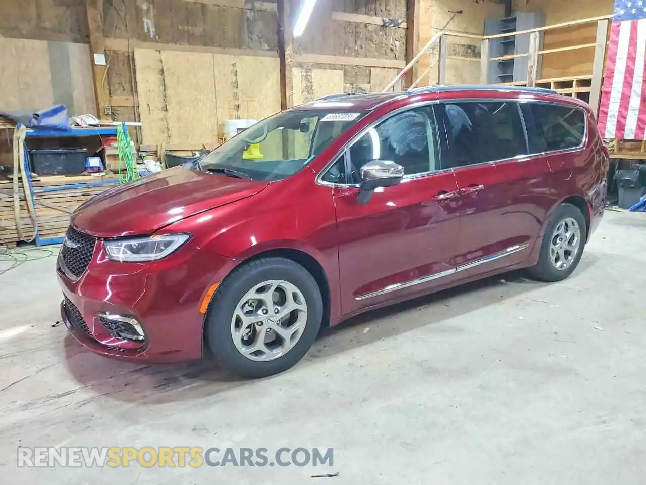 1 Фотография поврежденного автомобиля 2C4RC1GG4PR509502 CHRYSLER PACIFICA 2023