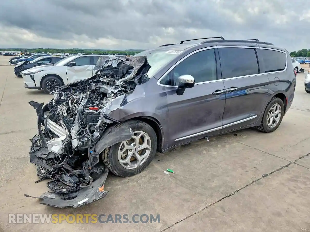 1 Photograph of a damaged car 2C4RC1GG7PR540775 CHRYSLER PACIFICA 2023