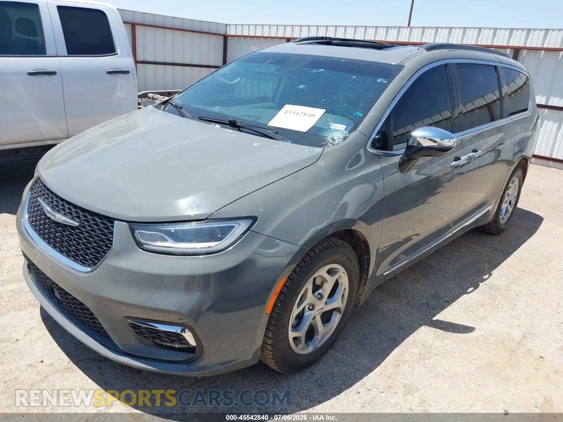 2 Photograph of a damaged car 2C4RC1GG9PR606064 CHRYSLER PACIFICA 2023