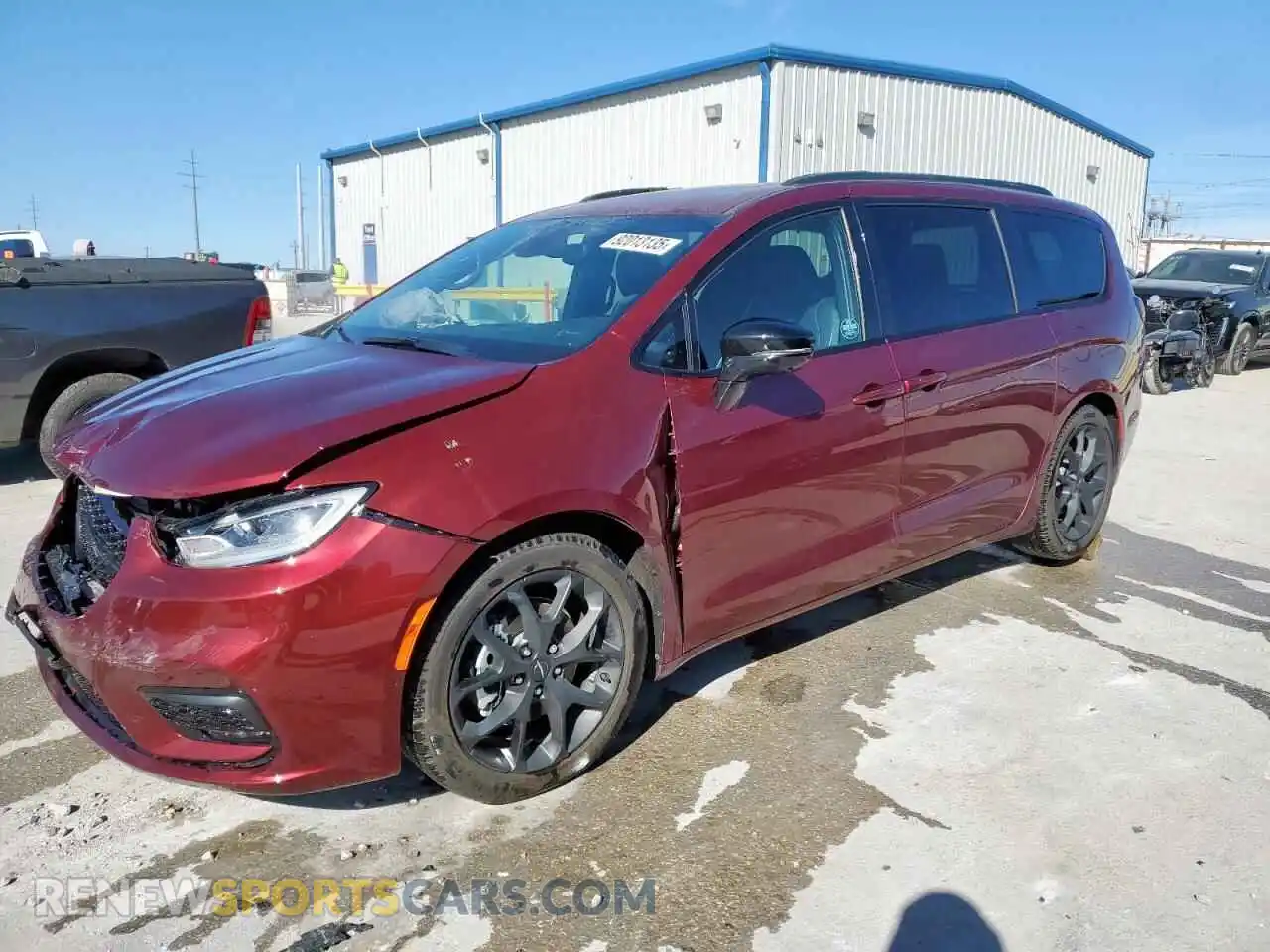 1 Photograph of a damaged car 2C4RC1GG9PR613855 CHRYSLER PACIFICA 2023