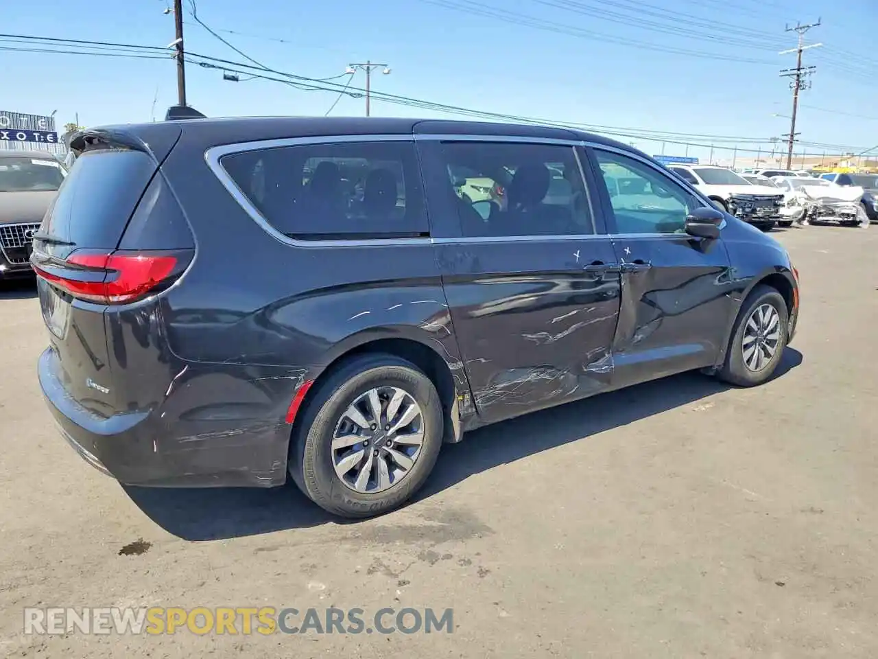 3 fotografías del automóvil dañado 2C4RC1L72PR612049 CHRYSLER PACIFICA 2023
